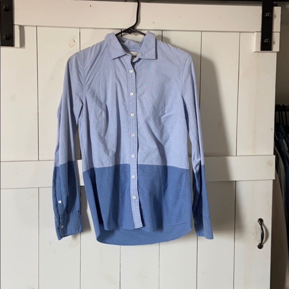 Two toned j crew chambray
